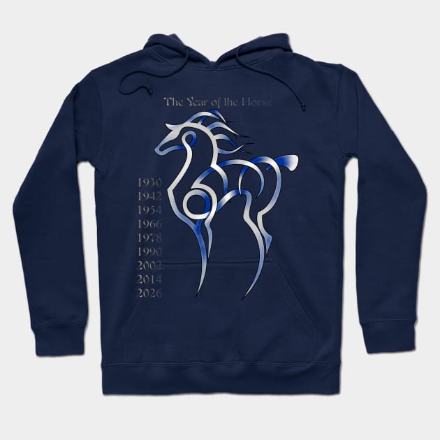 Chinese Horse Hoodie by KnotYourWorld4